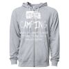 Icon Unisex Lightweight Loopback Terry Full-Zip Hooded Sweatshirt Thumbnail