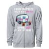 Icon Unisex Lightweight Loopback Terry Full-Zip Hooded Sweatshirt Thumbnail