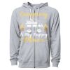 Icon Unisex Lightweight Loopback Terry Full-Zip Hooded Sweatshirt Thumbnail