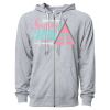 Icon Unisex Lightweight Loopback Terry Full-Zip Hooded Sweatshirt Thumbnail