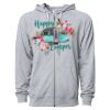 Icon Unisex Lightweight Loopback Terry Full-Zip Hooded Sweatshirt Thumbnail