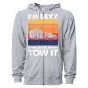 Icon Unisex Lightweight Loopback Terry Full-Zip Hooded Sweatshirt Thumbnail