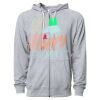 Icon Unisex Lightweight Loopback Terry Full-Zip Hooded Sweatshirt Thumbnail