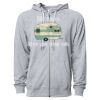 Icon Unisex Lightweight Loopback Terry Full-Zip Hooded Sweatshirt Thumbnail