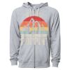 Icon Unisex Lightweight Loopback Terry Full-Zip Hooded Sweatshirt Thumbnail