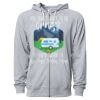 Icon Unisex Lightweight Loopback Terry Full-Zip Hooded Sweatshirt Thumbnail