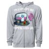 Icon Unisex Lightweight Loopback Terry Full-Zip Hooded Sweatshirt Thumbnail