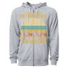 Icon Unisex Lightweight Loopback Terry Full-Zip Hooded Sweatshirt Thumbnail