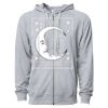 Icon Unisex Lightweight Loopback Terry Full-Zip Hooded Sweatshirt Thumbnail