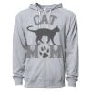 Icon Unisex Lightweight Loopback Terry Full-Zip Hooded Sweatshirt Thumbnail