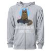 Icon Unisex Lightweight Loopback Terry Full-Zip Hooded Sweatshirt Thumbnail