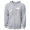 Icon Unisex Lightweight Loopback Terry Full-Zip Hooded Sweatshirt Thumbnail