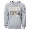 Icon Unisex Lightweight Loopback Terry Full-Zip Hooded Sweatshirt Thumbnail