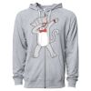 Icon Unisex Lightweight Loopback Terry Full-Zip Hooded Sweatshirt Thumbnail