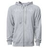 Icon Unisex Lightweight Loopback Terry Full-Zip Hooded Sweatshirt Thumbnail