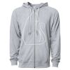 Icon Unisex Lightweight Loopback Terry Full-Zip Hooded Sweatshirt Thumbnail