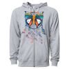 Icon Unisex Lightweight Loopback Terry Full-Zip Hooded Sweatshirt Thumbnail