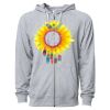 Icon Unisex Lightweight Loopback Terry Full-Zip Hooded Sweatshirt Thumbnail