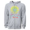 Icon Unisex Lightweight Loopback Terry Full-Zip Hooded Sweatshirt Thumbnail