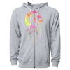 Icon Unisex Lightweight Loopback Terry Full-Zip Hooded Sweatshirt Thumbnail