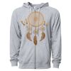 Icon Unisex Lightweight Loopback Terry Full-Zip Hooded Sweatshirt Thumbnail