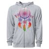 Icon Unisex Lightweight Loopback Terry Full-Zip Hooded Sweatshirt Thumbnail