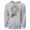 Icon Unisex Lightweight Loopback Terry Full-Zip Hooded Sweatshirt Thumbnail