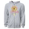 Icon Unisex Lightweight Loopback Terry Full-Zip Hooded Sweatshirt Thumbnail