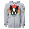 Icon Unisex Lightweight Loopback Terry Full-Zip Hooded Sweatshirt Thumbnail