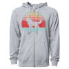 Icon Unisex Lightweight Loopback Terry Full-Zip Hooded Sweatshirt Thumbnail