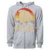 Icon Unisex Lightweight Loopback Terry Full-Zip Hooded Sweatshirt Thumbnail