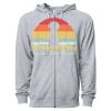 Icon Unisex Lightweight Loopback Terry Full-Zip Hooded Sweatshirt Thumbnail