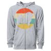 Icon Unisex Lightweight Loopback Terry Full-Zip Hooded Sweatshirt Thumbnail