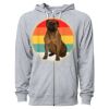 Icon Unisex Lightweight Loopback Terry Full-Zip Hooded Sweatshirt Thumbnail