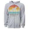 Icon Unisex Lightweight Loopback Terry Full-Zip Hooded Sweatshirt Thumbnail