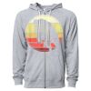 Icon Unisex Lightweight Loopback Terry Full-Zip Hooded Sweatshirt Thumbnail