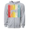 Icon Unisex Lightweight Loopback Terry Full-Zip Hooded Sweatshirt Thumbnail