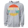 Icon Unisex Lightweight Loopback Terry Full-Zip Hooded Sweatshirt Thumbnail