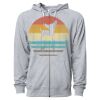 Icon Unisex Lightweight Loopback Terry Full-Zip Hooded Sweatshirt Thumbnail