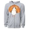 Icon Unisex Lightweight Loopback Terry Full-Zip Hooded Sweatshirt Thumbnail