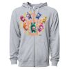 Icon Unisex Lightweight Loopback Terry Full-Zip Hooded Sweatshirt Thumbnail