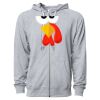 Icon Unisex Lightweight Loopback Terry Full-Zip Hooded Sweatshirt Thumbnail