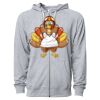 Icon Unisex Lightweight Loopback Terry Full-Zip Hooded Sweatshirt Thumbnail