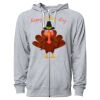 Icon Unisex Lightweight Loopback Terry Full-Zip Hooded Sweatshirt Thumbnail