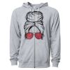 Icon Unisex Lightweight Loopback Terry Full-Zip Hooded Sweatshirt Thumbnail