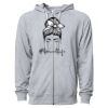 Icon Unisex Lightweight Loopback Terry Full-Zip Hooded Sweatshirt Thumbnail