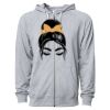 Icon Unisex Lightweight Loopback Terry Full-Zip Hooded Sweatshirt Thumbnail