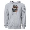 Icon Unisex Lightweight Loopback Terry Full-Zip Hooded Sweatshirt Thumbnail