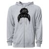 Icon Unisex Lightweight Loopback Terry Full-Zip Hooded Sweatshirt Thumbnail