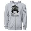 Icon Unisex Lightweight Loopback Terry Full-Zip Hooded Sweatshirt Thumbnail